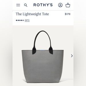Rothy’s lightweight tote style #086
